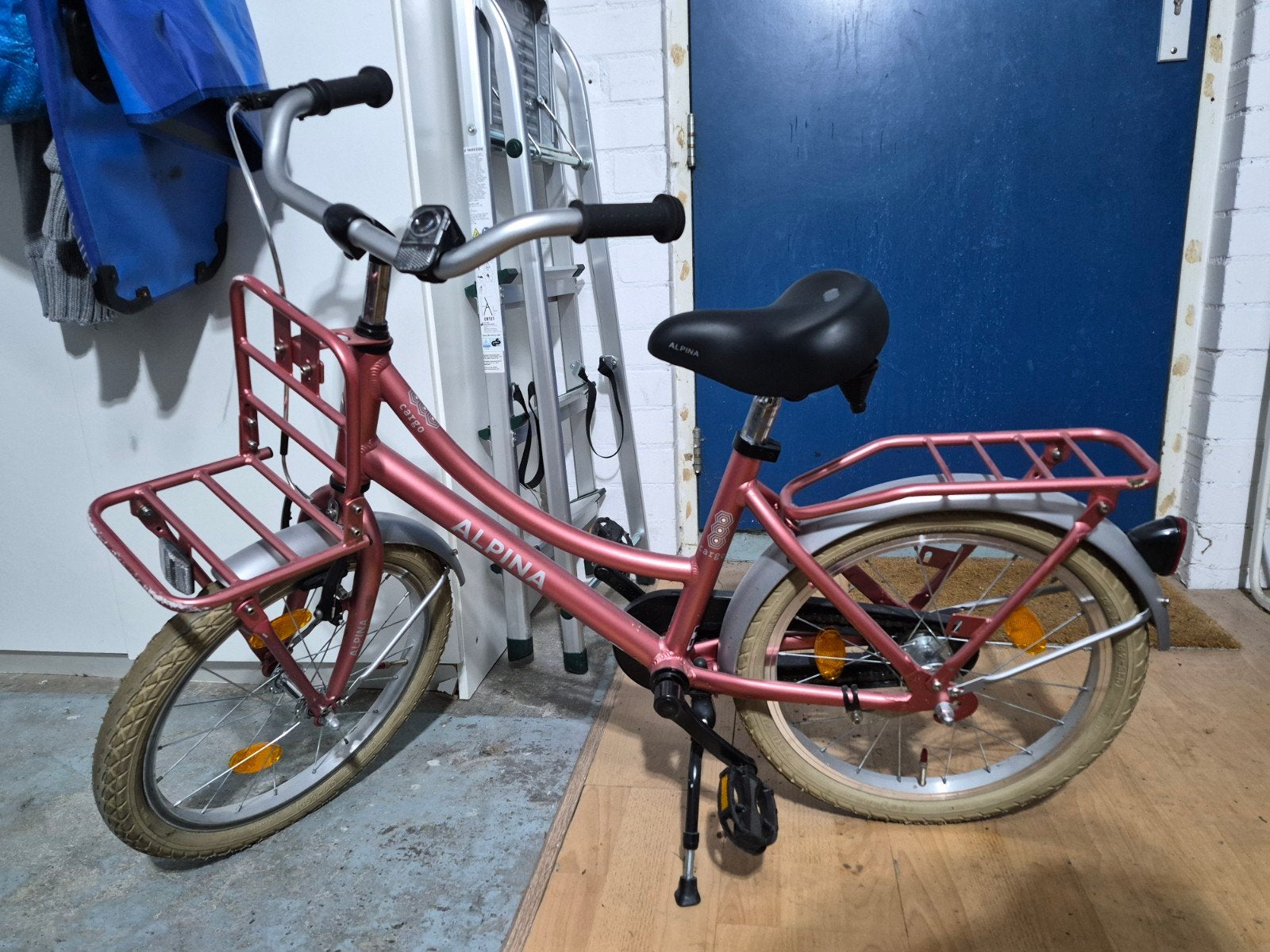 Alpina Cargo Kinderfiets 16 inch, Ophalen, Terugtraprem, Gebruikt, Alpina