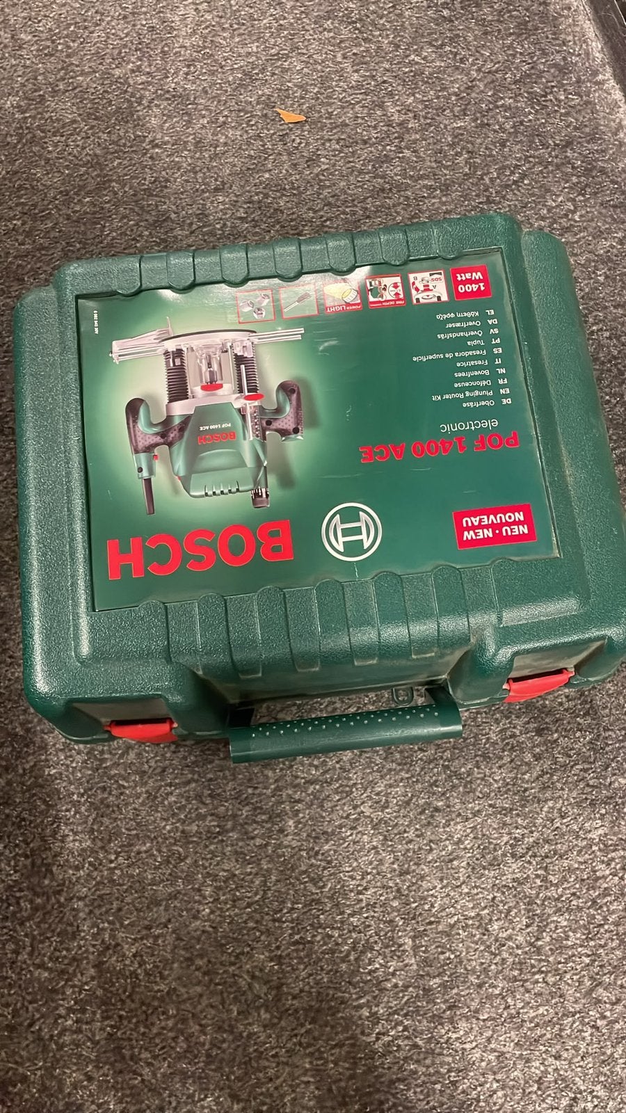 Bosch bovenfrees, Ophalen, Zo goed als nieuw, Elektrisch, Bovenfrees
