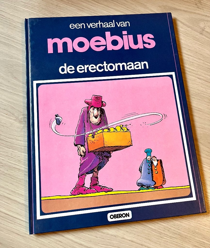 Moebius De Erectomaan, Eén stripboek, Ophalen of Verzenden, Zo goed als nieuw, Moebius (Jean Giraud)