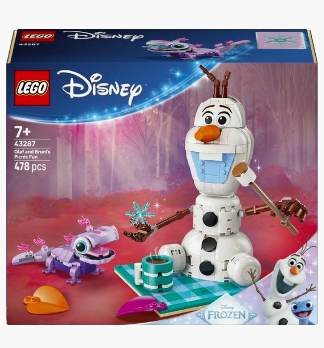 LEGO Disney Frozen 43207 Olaf en Bruni's Picknickplezier, Ophalen of Verzenden, Zo goed als nieuw, Complete set, Lego