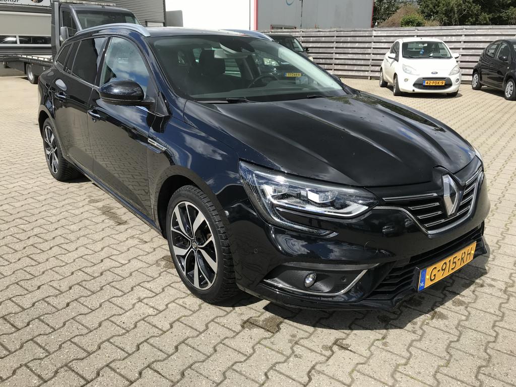 Renault Mégane Estate 1.3 TCe Bose (bj 2019, automaat), Auto's, Gebruikt, 4 cilinders, 1290 kg, Leder en Stof