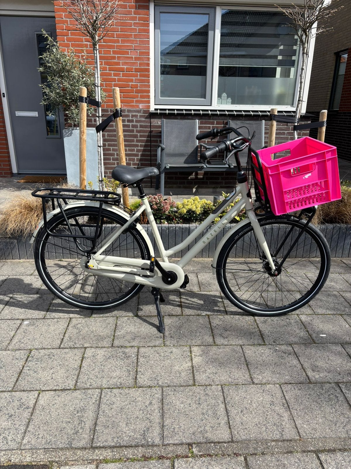 Gazelle HeavyDutyNL T7 CRÈME L54, Ophalen, 53 tot 56 cm, Versnellingen, Zo goed als nieuw