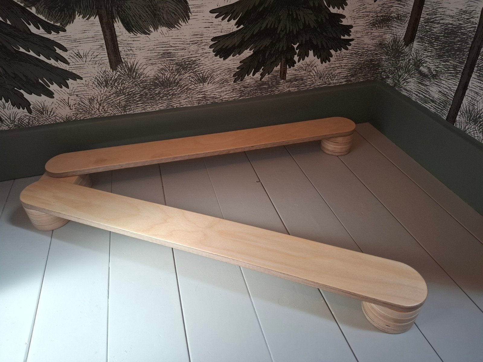 Houten balansbalk koppelbaar, Ophalen, Gebruikt, Overige typen