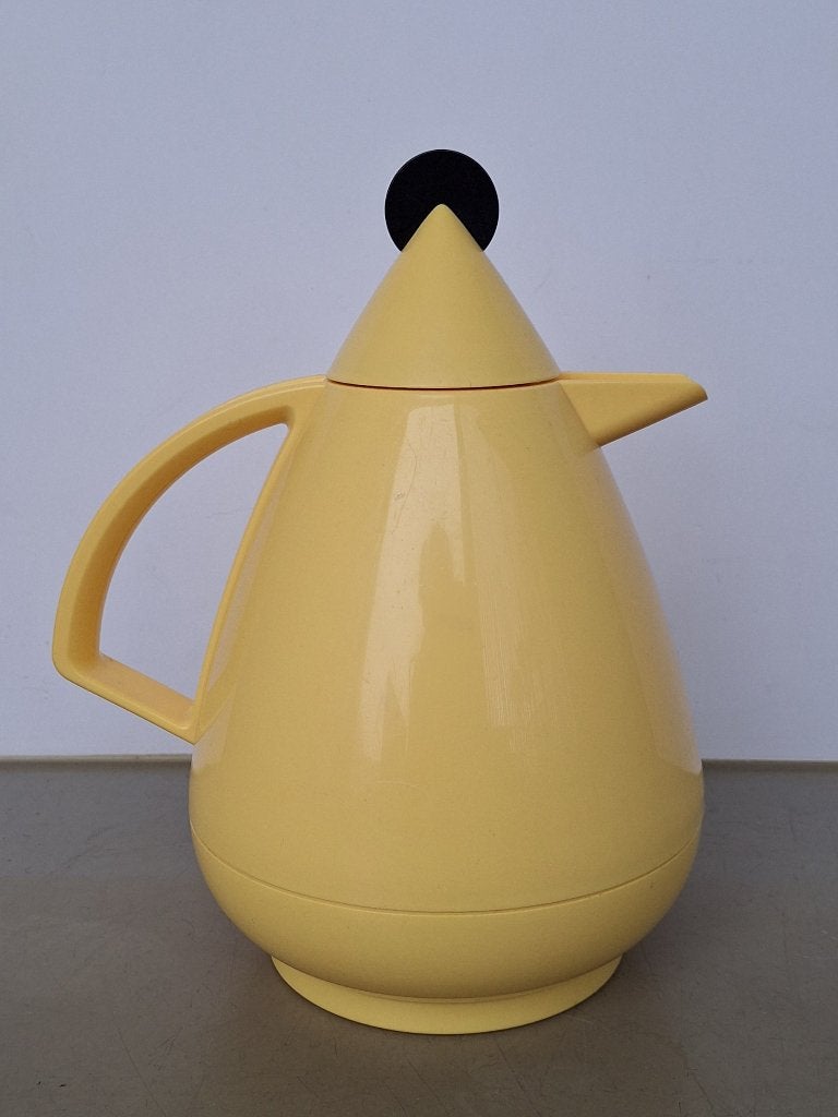div. vintage Leifheit Viva thermoskan Memphis Milano style, Theepot/fluitketel, Gebruikt, Kunststof, Ophalen of Verzenden