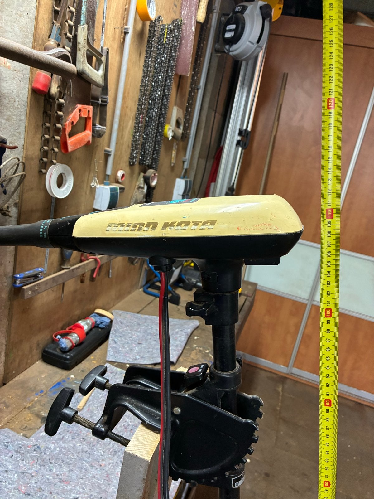 Minn Kota Turbo Pro 112 elektrische buitenboordmotor, Ophalen, Gebruikt