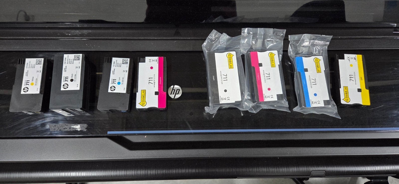 HP 711 inktcartridges - Diverse kleuren (lot), Ophalen of Verzenden, Nieuw