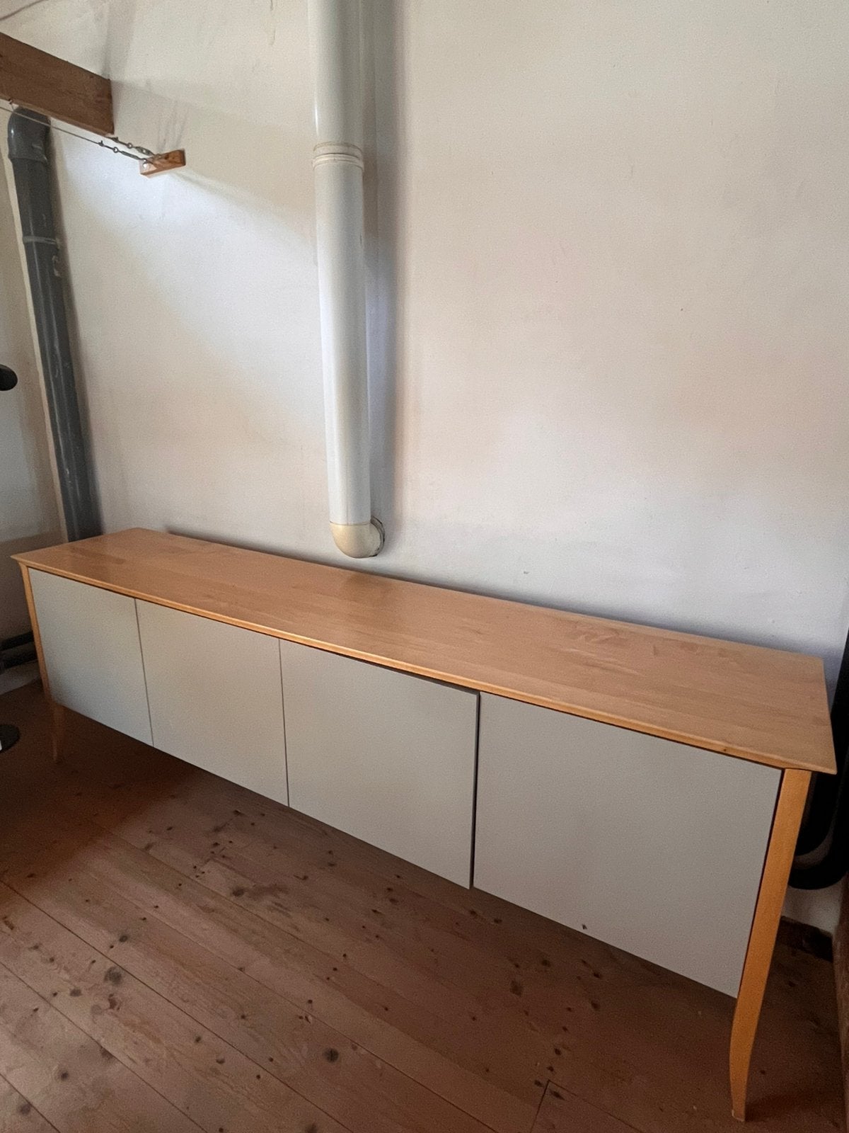 Modern dressoir van beukenhout, Ophalen, Modern, Overige houtsoorten, Gebruikt