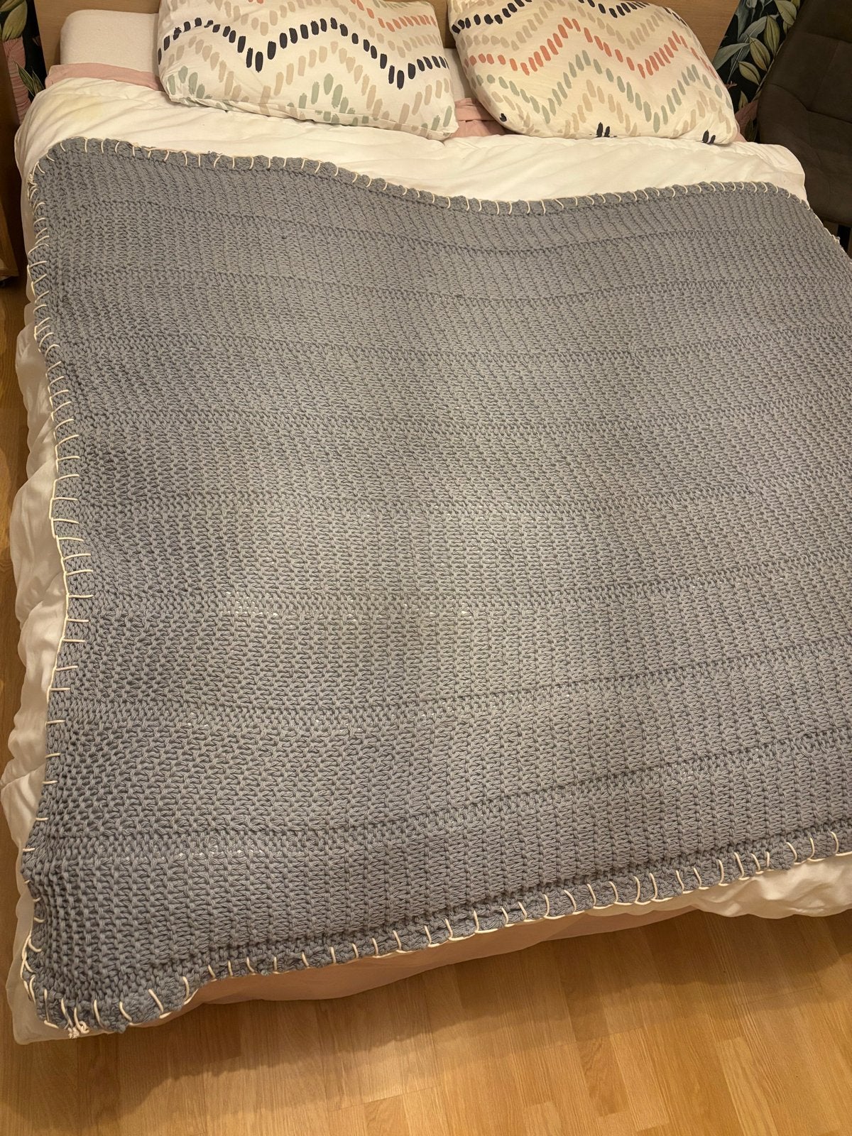 Bedsprei-Plaid Return to Sender - Handgemaakt in India, Huis en Inrichting, Ophalen of Verzenden, Gebruikt
