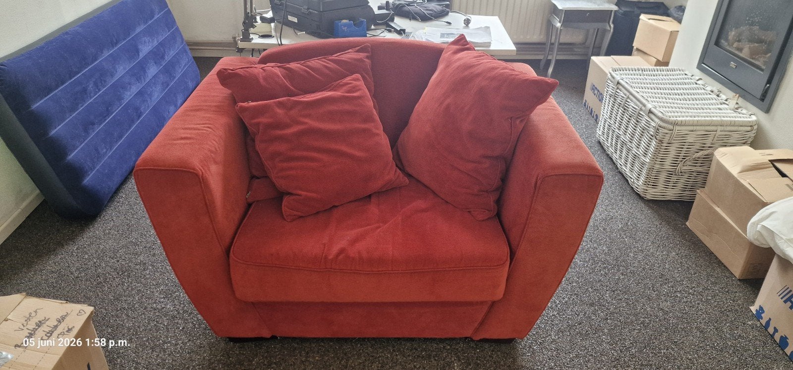 Loveseat, Ophalen, Zo goed als nieuw, Tweepersoons, Minder dan 150 cm