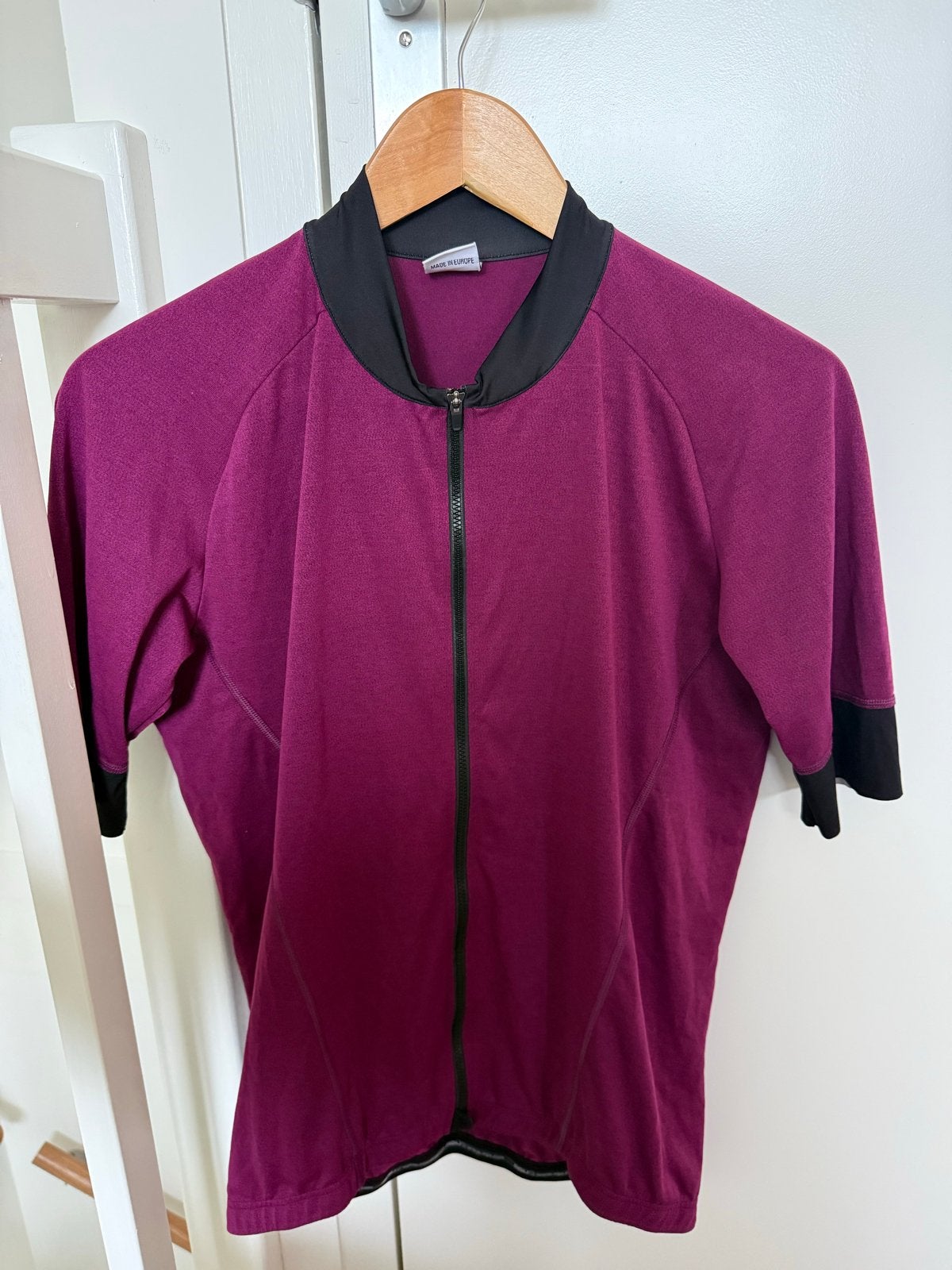 AGU Wielren Fietsshirt Maat L - Paars/Zwart, Dames, Ophalen of Verzenden, Zo goed als nieuw, L