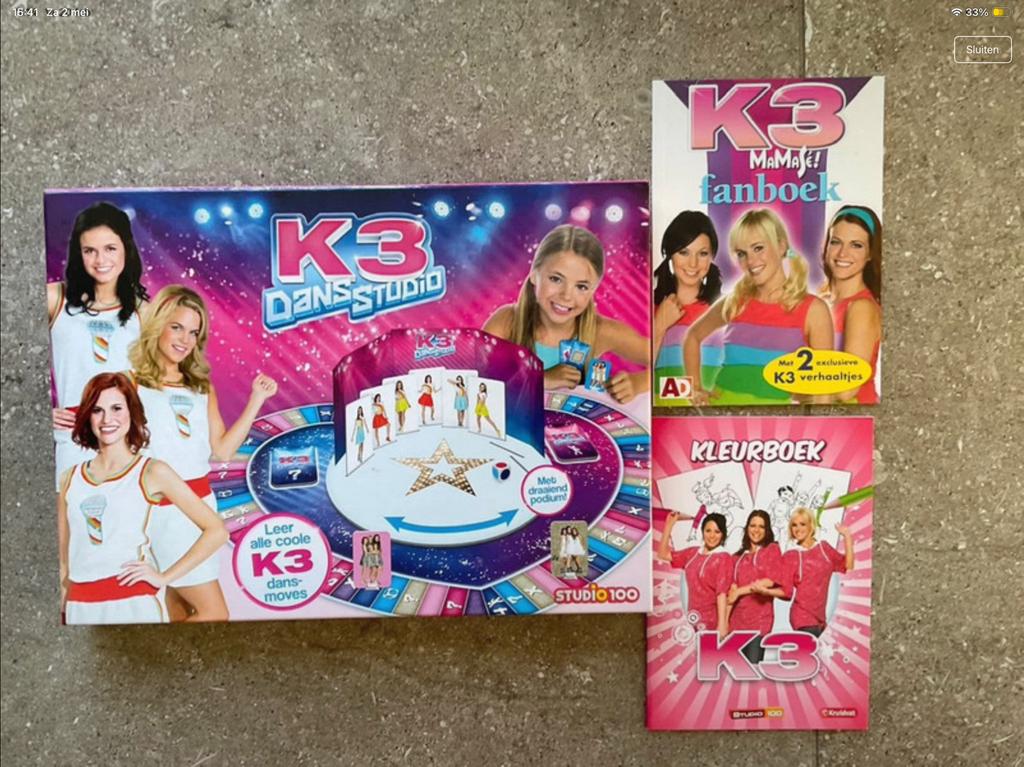 K3 Dans Studio - leer alle coole K3 dansmoves + fanboek, Ophalen of Verzenden, Zo goed als nieuw
