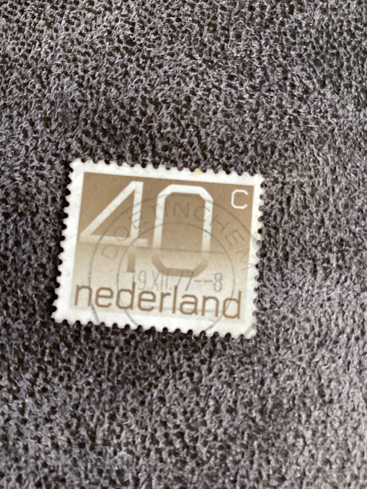 Nederlandse postzegel 40C gestempeld Doetinchem, Postzegels en Munten, Ophalen of Verzenden, Na 1940, Gestempeld