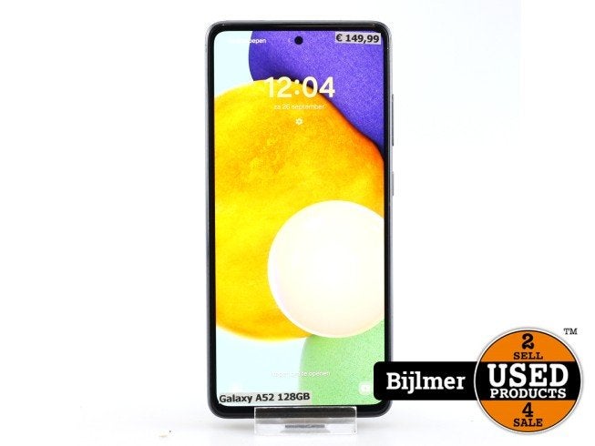 Samsung Galaxy A52 128GB Zwart, Samsung, Zo goed als nieuw, Support@Samsung.com, 129, Samsung-ro, Yeongtong-gu
Suwon-si, Gyeonggi-do 16677
South Korea
