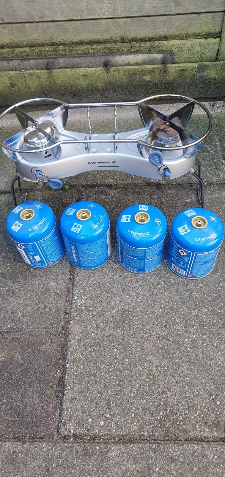 Camping gasstel, Caravans en Kamperen, Kampeeraccessoires, Ophalen of Verzenden, Gebruikt