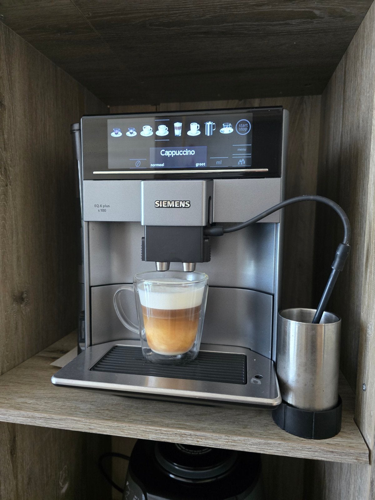 Siemens EQ,6 PLUS S100, Ophalen of Verzenden, Koffiemachine