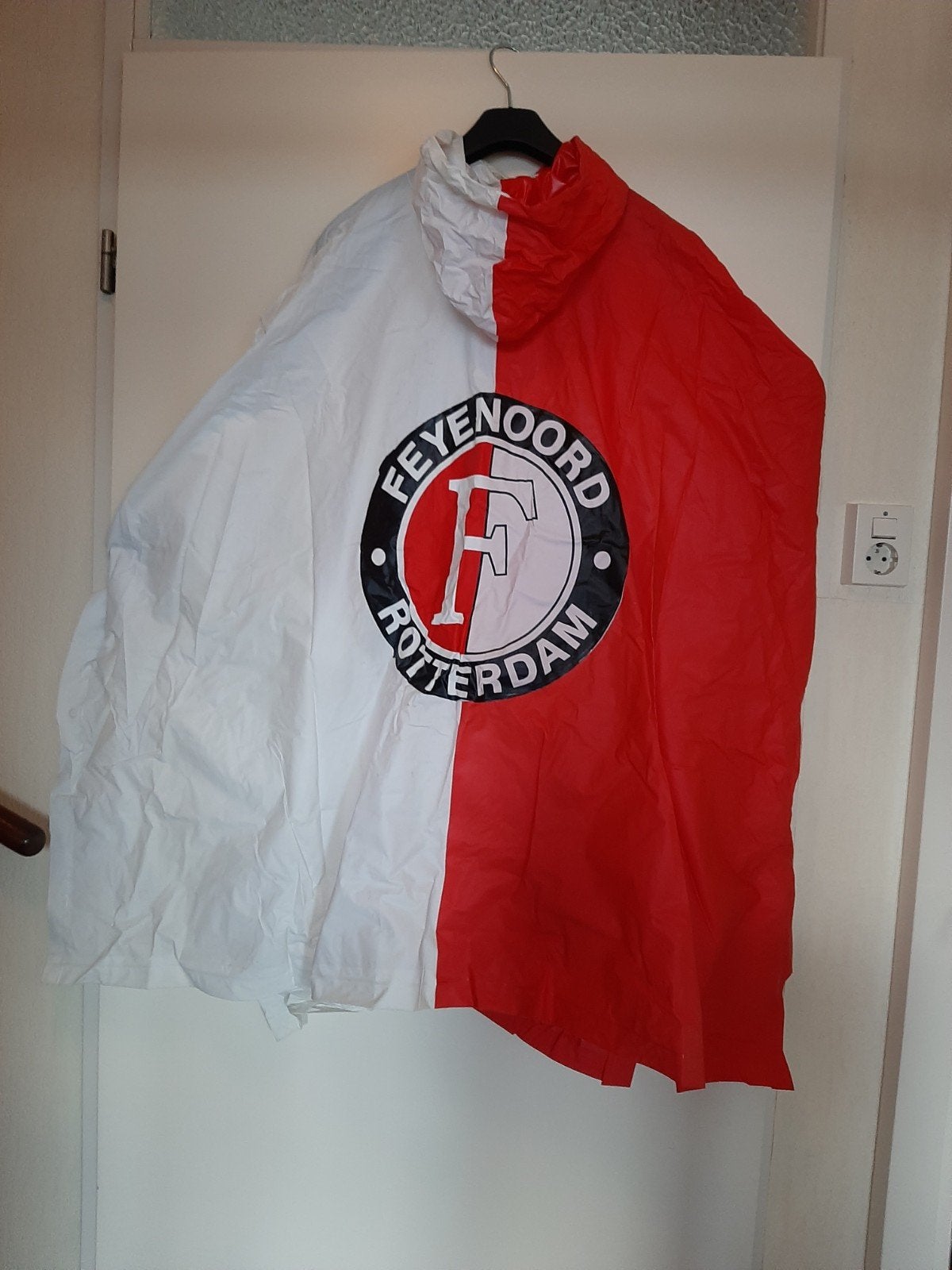 Feyenoord Regenponcho - Ideaal voor volwassenen, Meerkleurig, Overige maten, Ophalen of Verzenden, Voetbal