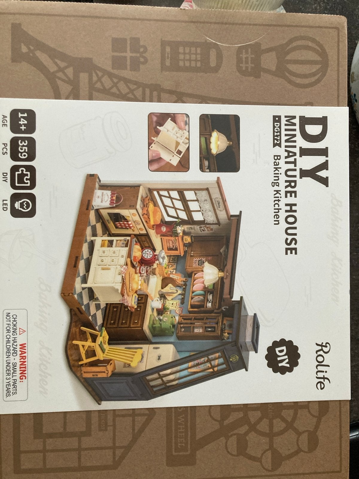 Rolife DIY Miniatuur Huis - Baking Kitchen, Hobby en Vrije tijd, Overige thema's, Nieuw, Meerkleurig, Overige merken