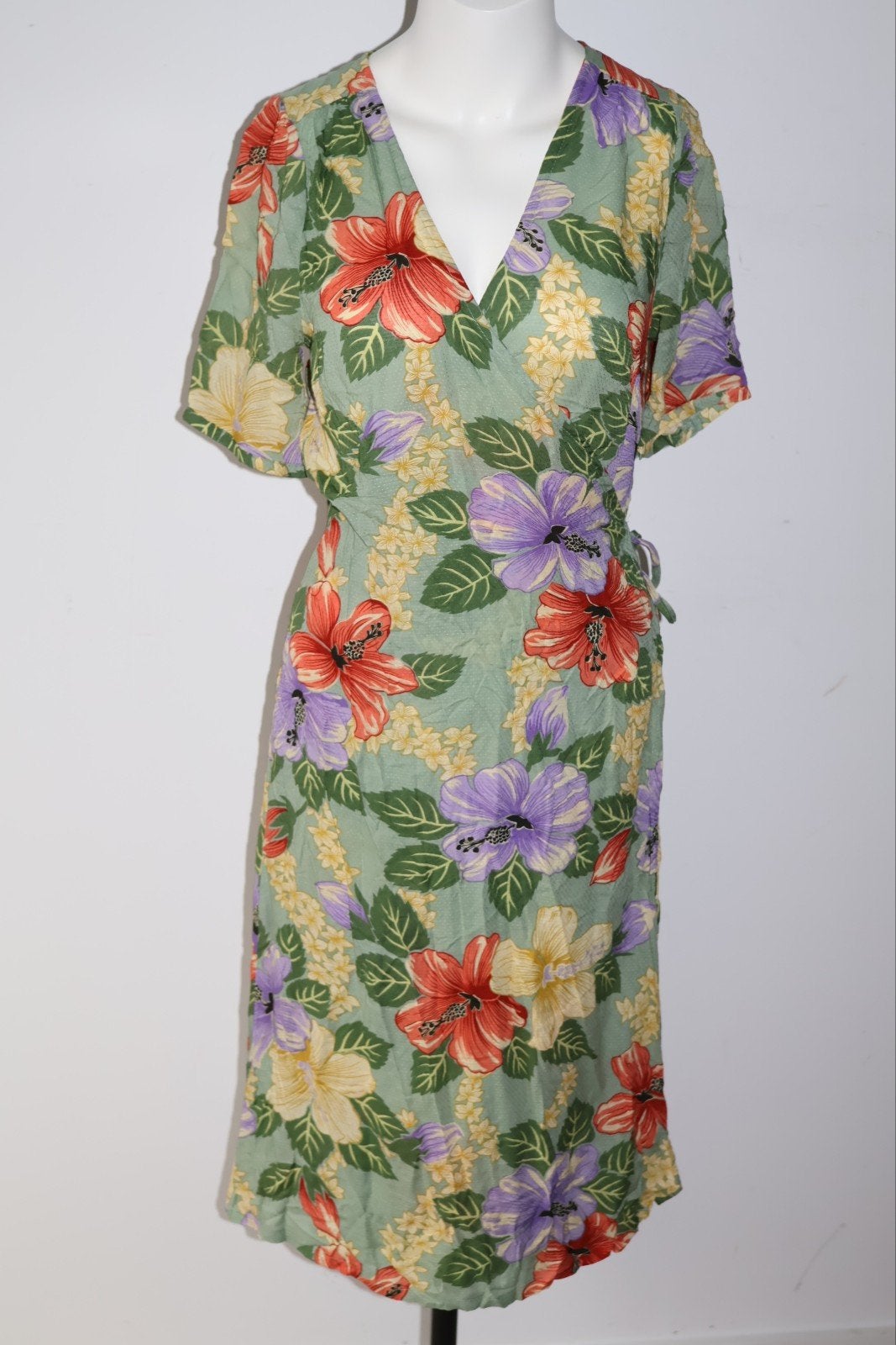 King Louie Wikkeljurk Paco Maat 38 M - Bloemenprint, Kleding | Dames, KingLouie.nl, Meerkleurig, NL, Ophalen of Verzenden