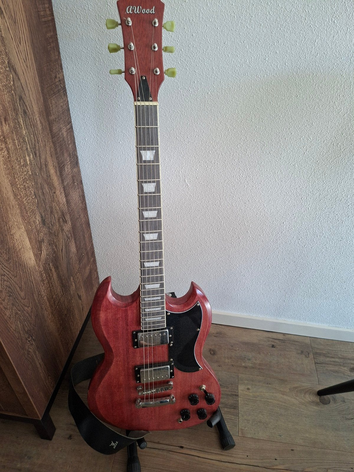 Elektrische gitaar SG model, Muziek en Instrumenten, Snaarinstrumenten | Gitaren | Elektrisch, Ophalen, Solid body, Overige merken