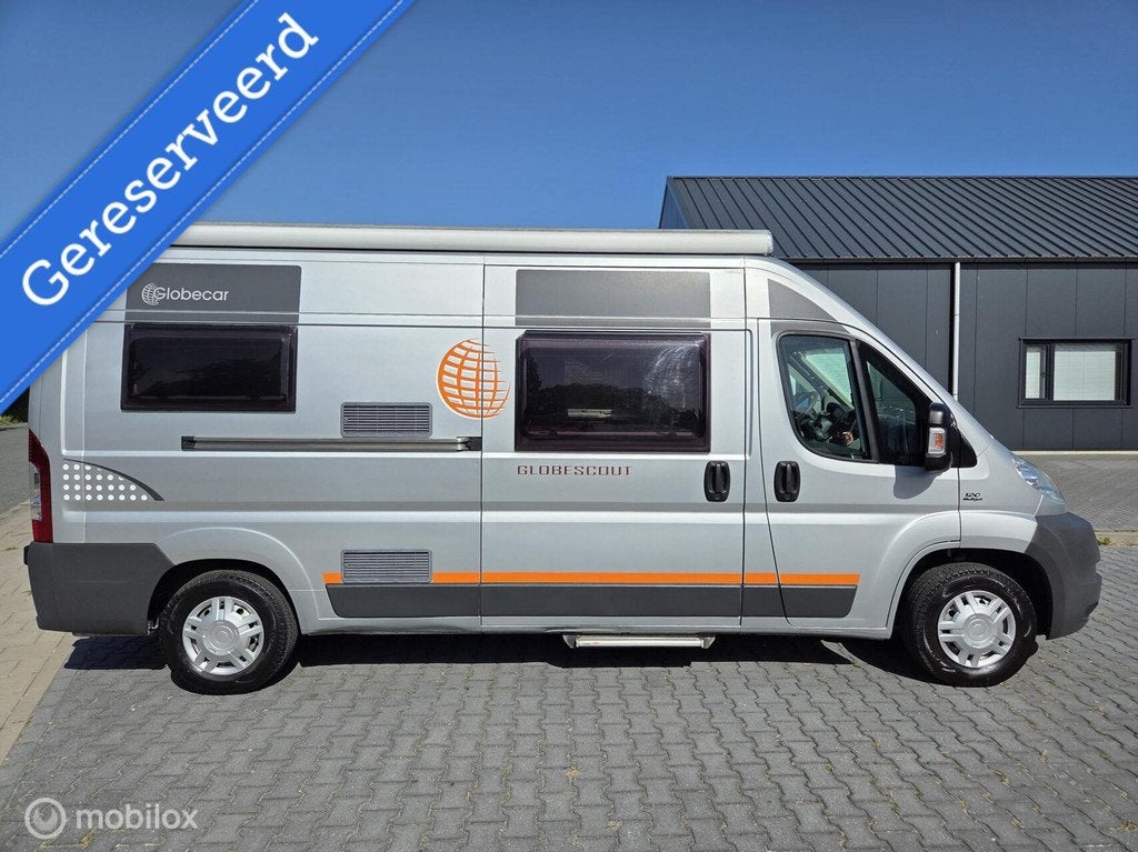 Globecar Globescout buscamper ☆Euro4, Zonnepaneel, 120pk, Overige merken, Buscamper of Camperbus, 6 tot 7 meter, Bedrijf
