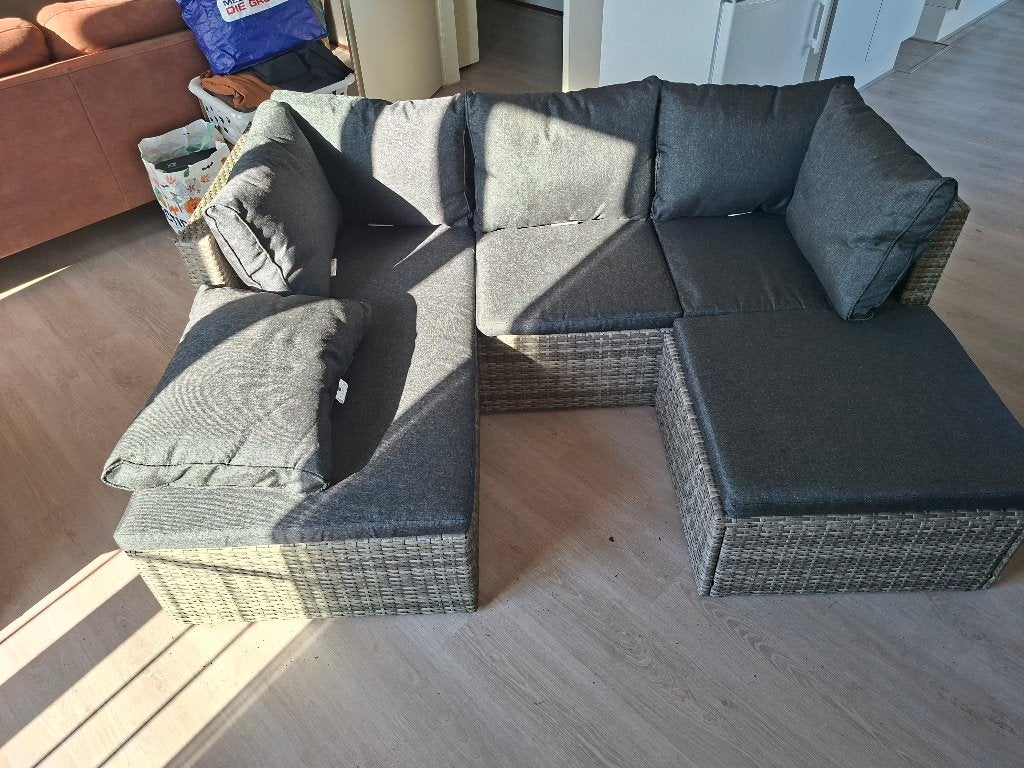 Loungebank, Ophalen, Zo goed als nieuw, Rotan