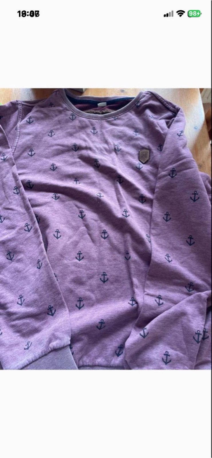 Naketano sweater met ankerprint - Maat XXL, Ophalen of Verzenden, Gedragen, Overige maten, Paars