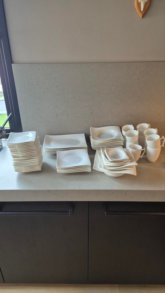 Maxwell & Williams servies - Compleet set, Gebruikt, Ophalen of Verzenden, Effen, Porselein