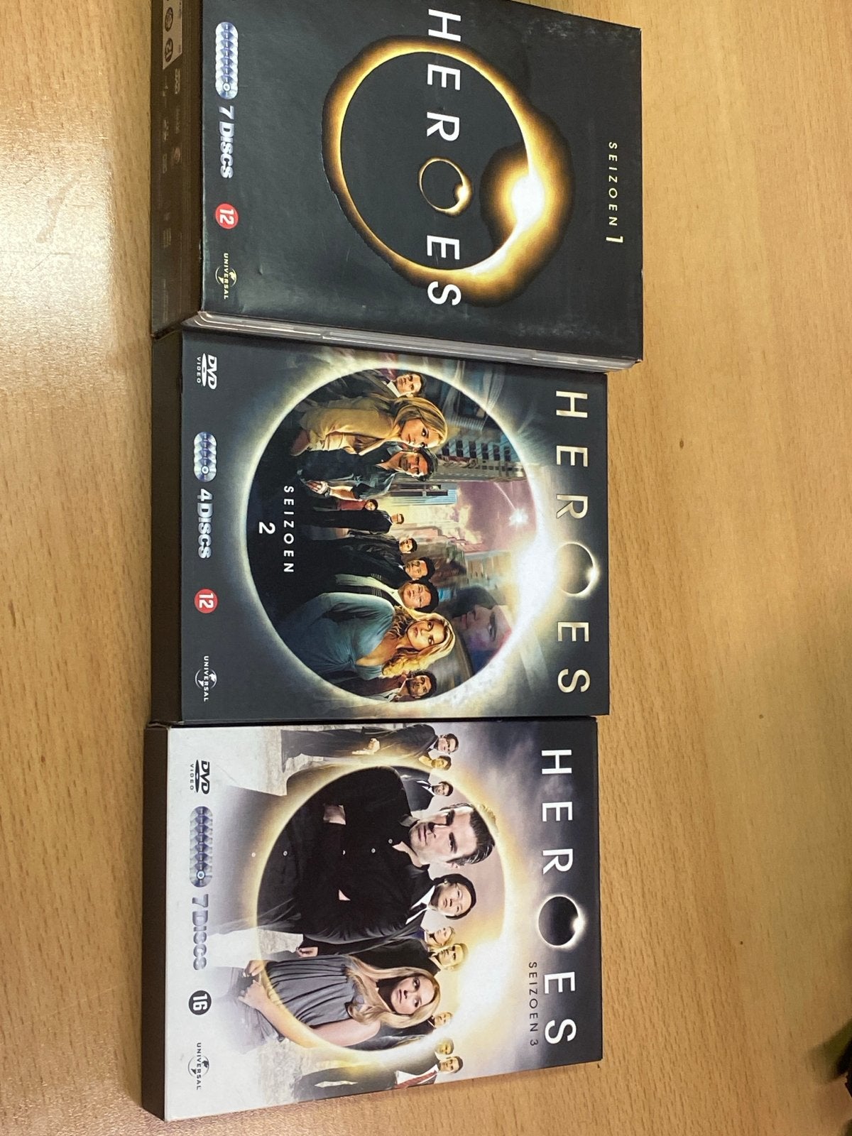 Heroes Seizoen 1, 2 en 3 DVD Boxset - Actie & Avontuur, Gebruikt, Seizoen 1, Science Fiction en Fantasy, Ophalen of Verzenden