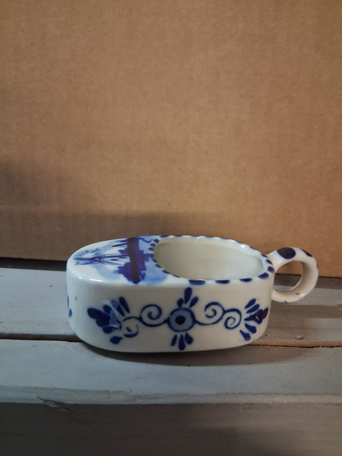 delfts blauw aardewerk  centenbakje. ook leuk voor theezakje, Ophalen of Verzenden