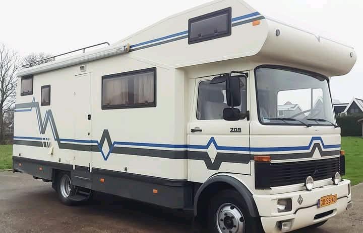 Wegenbelastingvrije Mercedes LP 709 (woon)camper, Caravans en Kamperen, Campers, Particulier, Buscamper of Camperbus, Mercedes-Benz