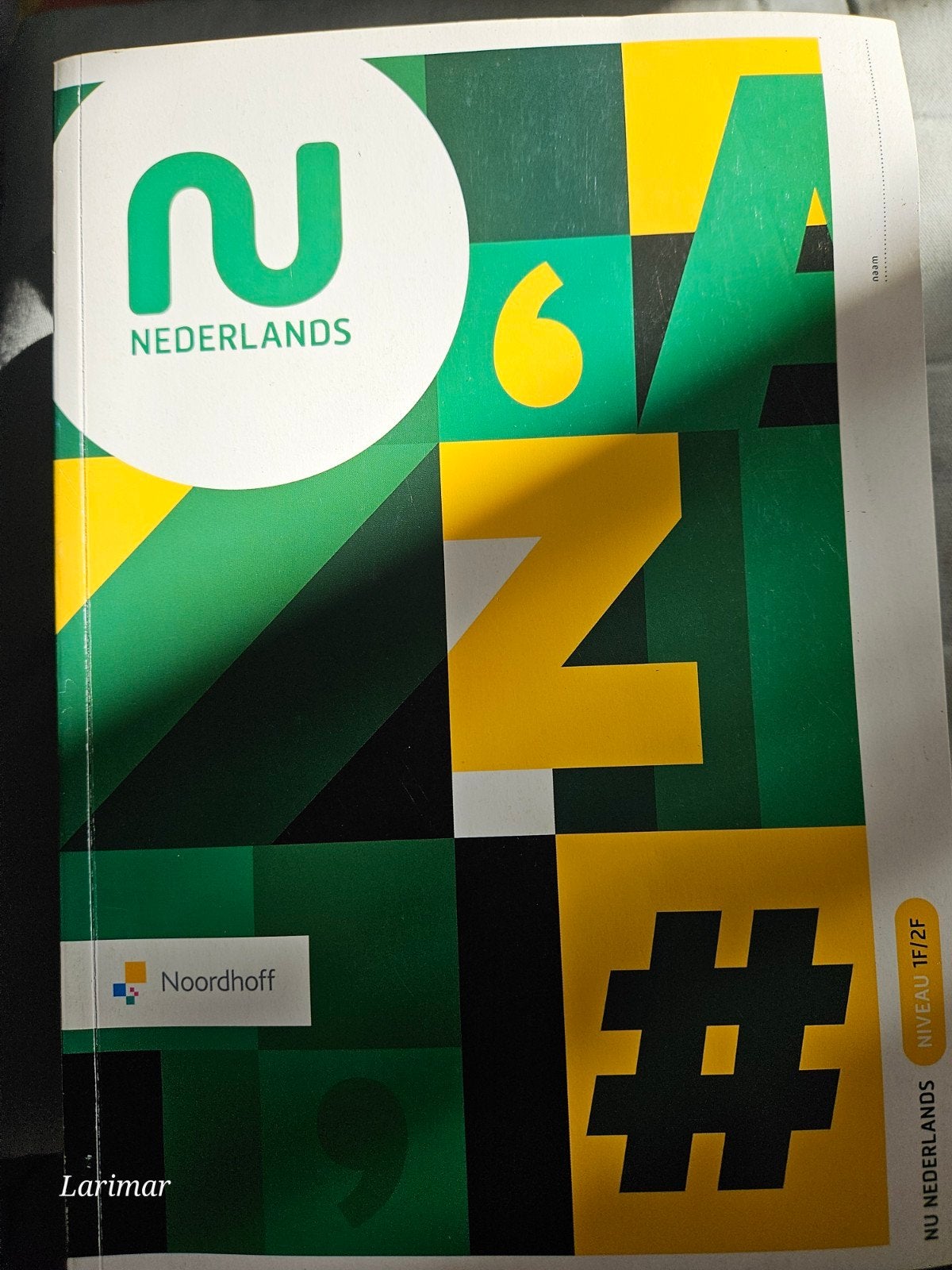 leerwerkboek Nu Nederlands niveau 1F/2F, Boeken, Ophalen of Verzenden, Nieuw, Overige niveaus, Nederlands