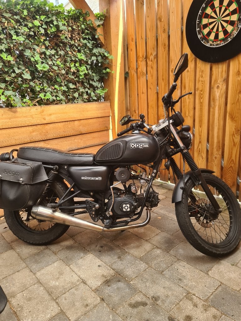 Agm Caferacer 85cc Schakelbrommer 4takt, Ophalen, Gebruikt, Maximaal 45 km/u
