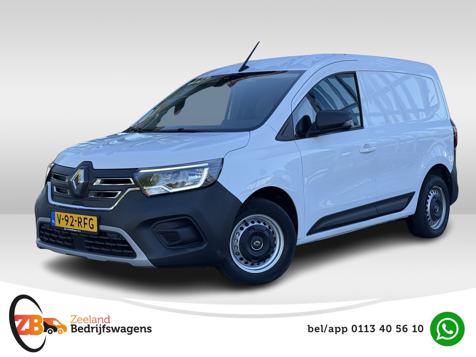 Renault Kangoo E-Tech Advance Open Sesame 44 kWh | Snellader, Gebruikt, Zwart, Renault, Leder en Stof