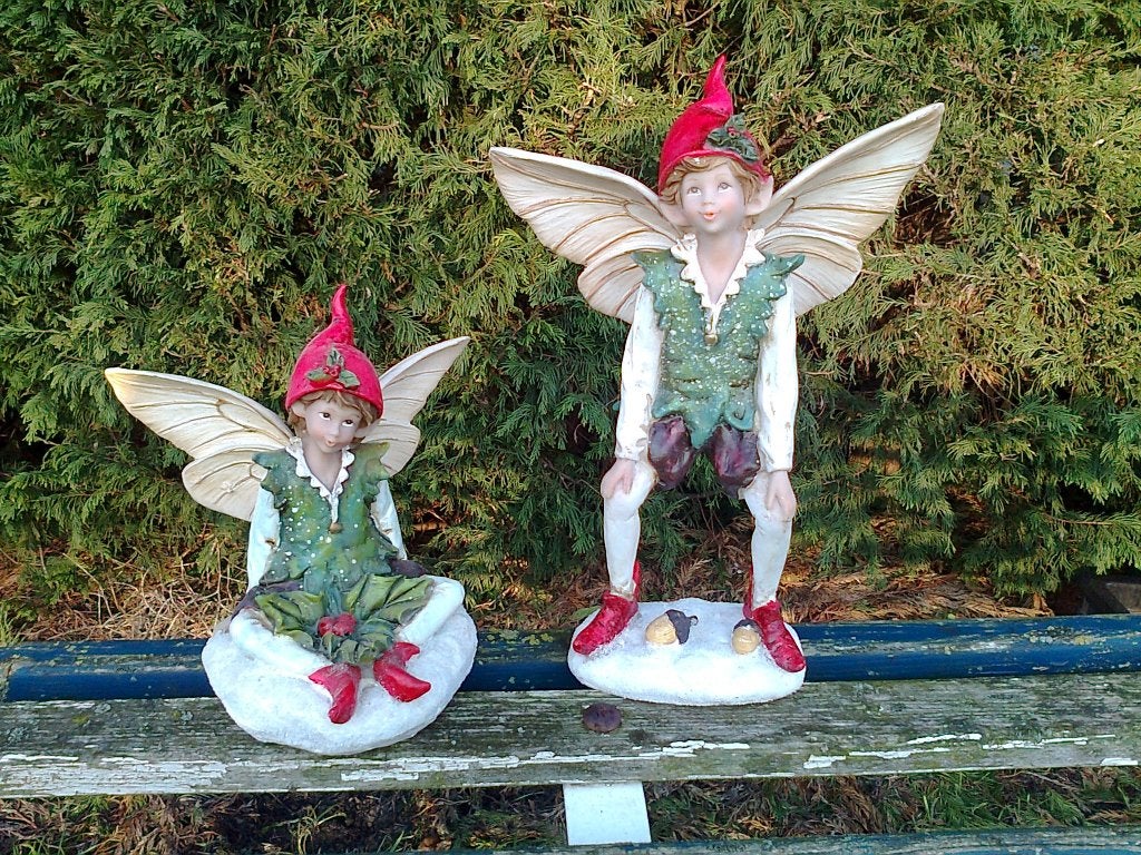 Mooi beeldje Elf, Bloemenkind, Kabouter, Peter Pan, Ophalen of Verzenden, Nieuw, Kunststof