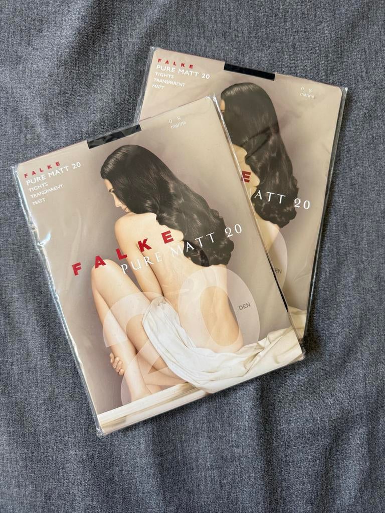 Falke Pure Matt 20 Panty - Nieuw, Blauw, Nieuw, Overige maten, Ophalen of Verzenden