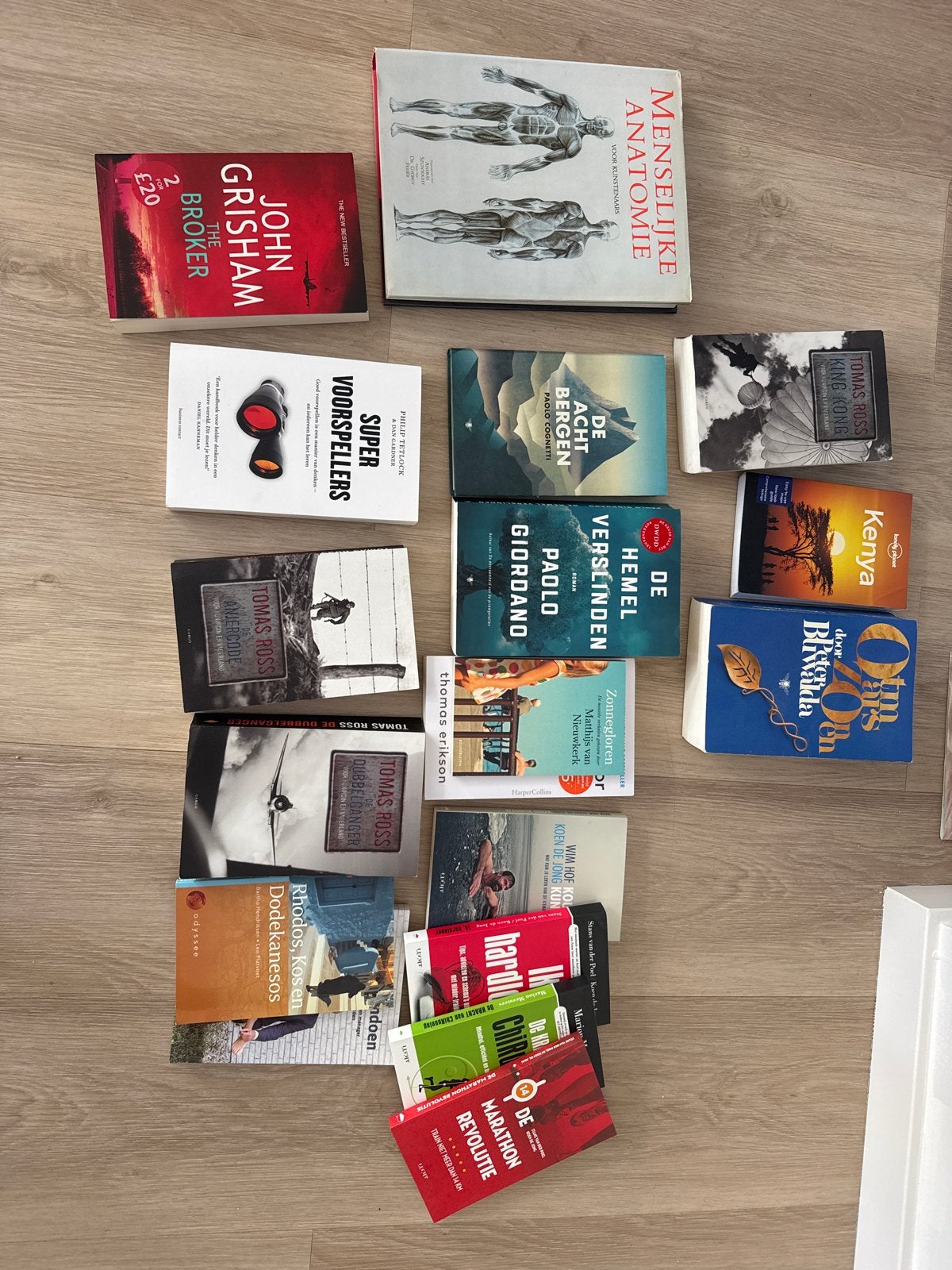 Grote set diverse boeken, romans, non-fictie en meer, Ophalen, Gelezen