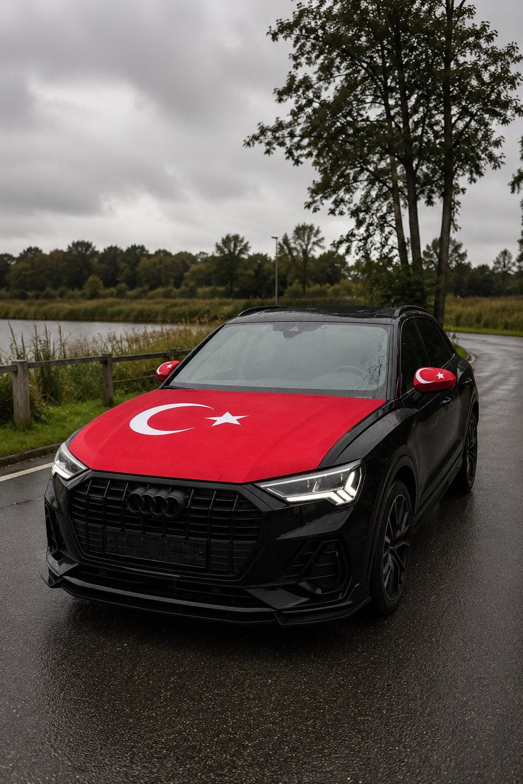 Turkse Motorkap Vlag - Turkije Vlag Auto Cover, Ophalen of Verzenden, Nieuw