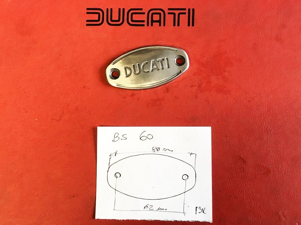 ducati 48 sport/ts/cadet/rolly koppeling deksel badge, Ophalen of Verzenden, Nieuw, Overige typen, Overige merken