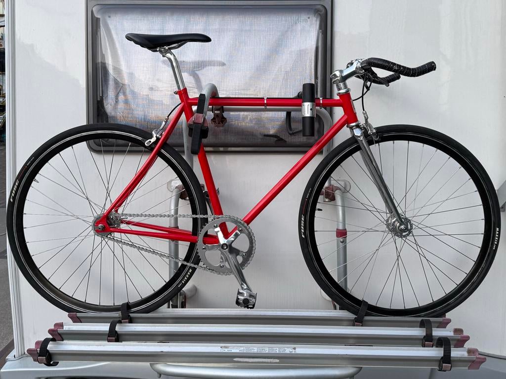 Fixed Gear Fiets Pristine, Single speed, fixie, Minder dan 10 versnellingen, Zo goed als nieuw, 53 tot 57 cm, Ophalen