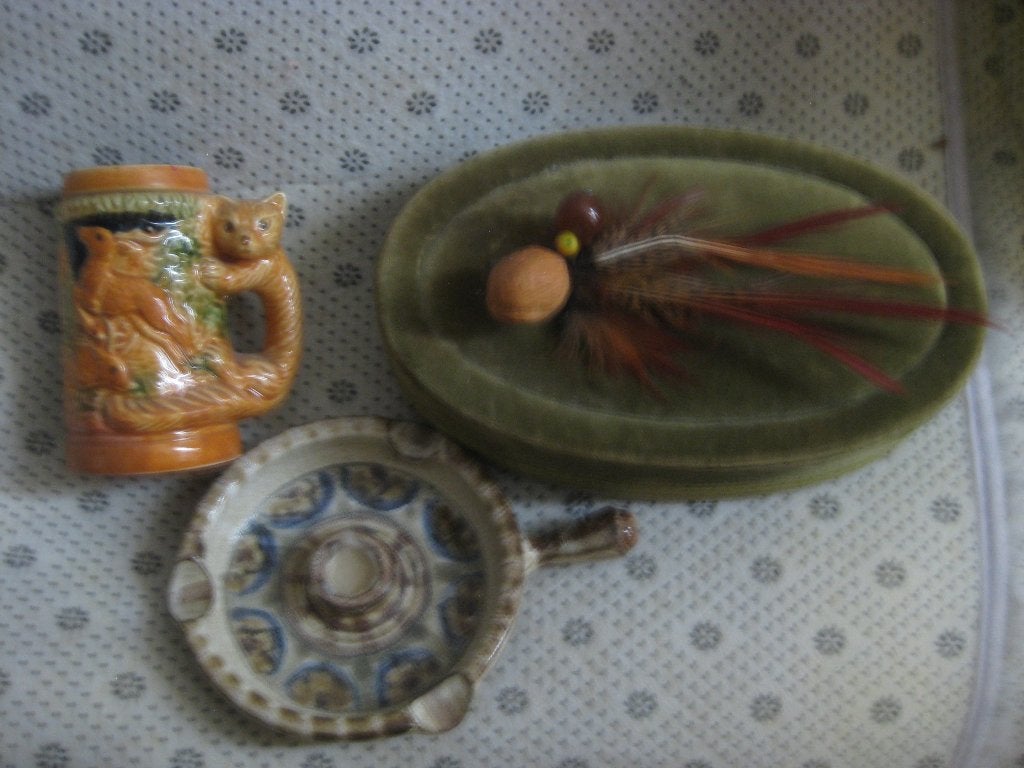 blaker      doos    beker of baal katoen, Antiek en Kunst, Curiosa en Brocante, Verzenden