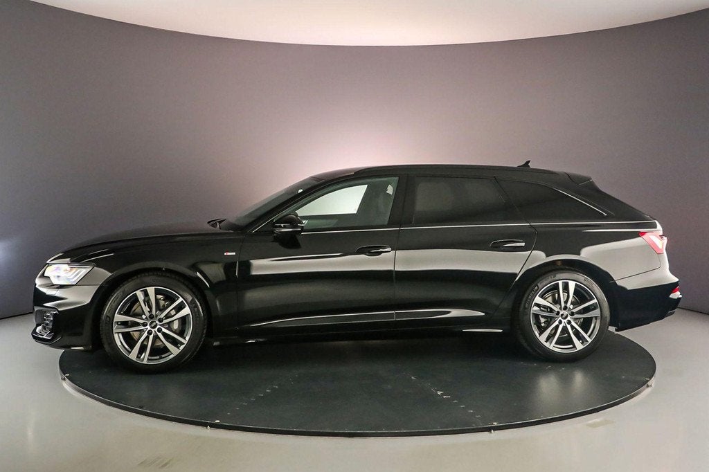 Audi A6 Avant 40 TFSI S edition Competition | Adaptieve Crui, Auto's, Audi, Gebruikt, Leder en Stof, Zwart, Origineel Nederlands