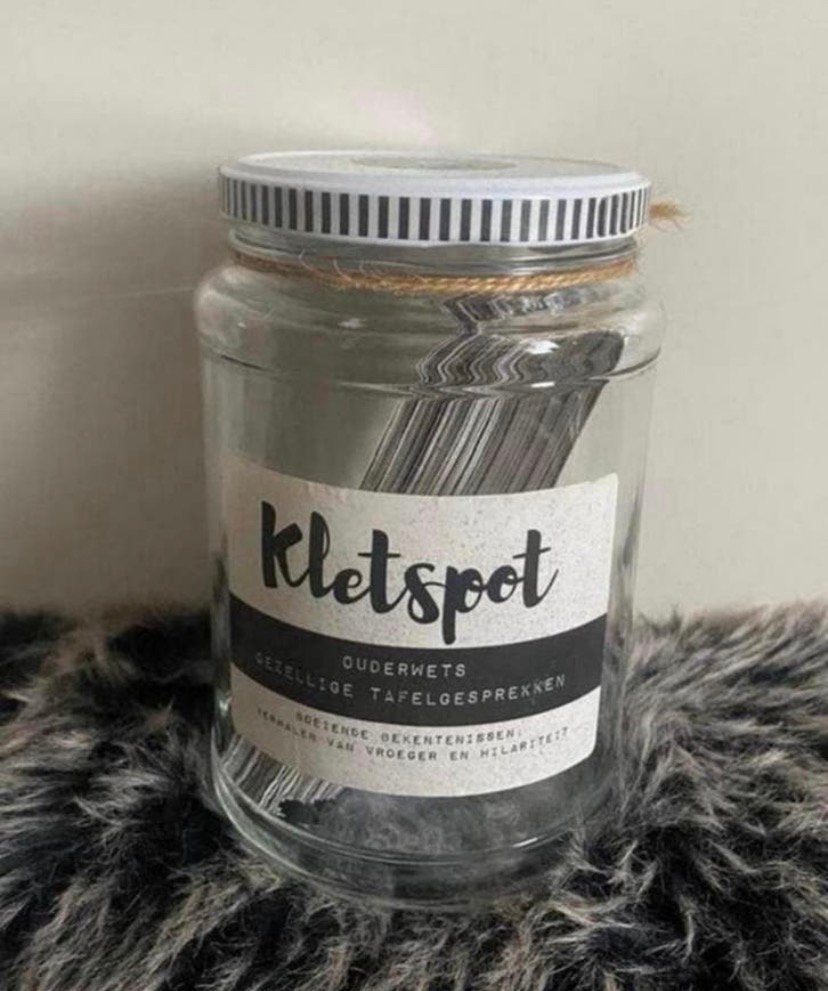 Kletspot / ouderwets gezellig, Verzenden, Zo goed als nieuw