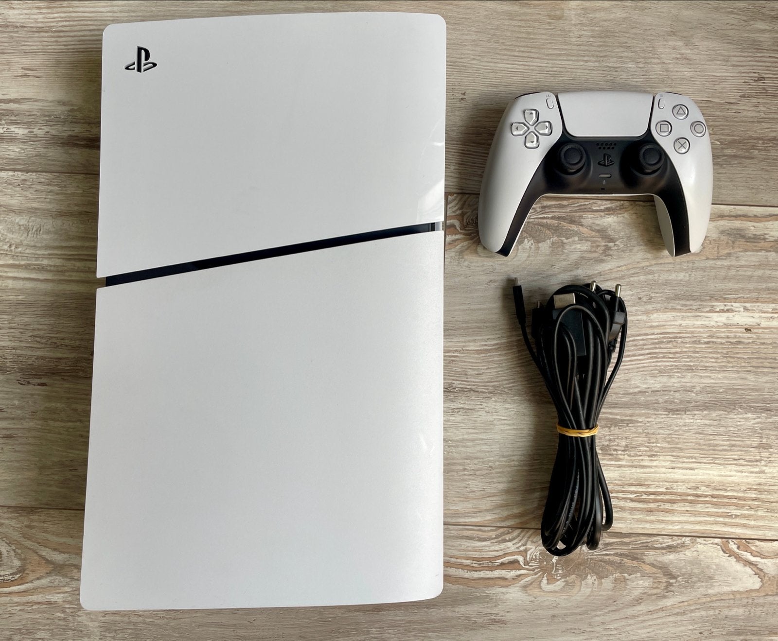 Like New - PS5 Slim Disc Edition | With Controller & Cables, Ophalen of Verzenden, Zo goed als nieuw, Playstation 5