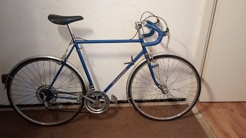 Vintage Favorit racefiets - Blauw, 10 versnellingen, 28 inch, Gebruikt, 53 tot 57 cm, Ophalen