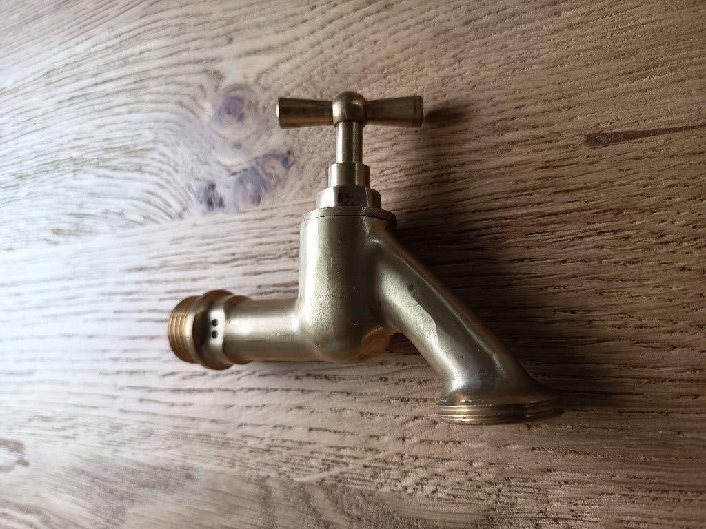 NIEUW! massief messing buitenkraan, Tuin en Terras, Buitenkranen, Ophalen of Verzenden, Nieuw