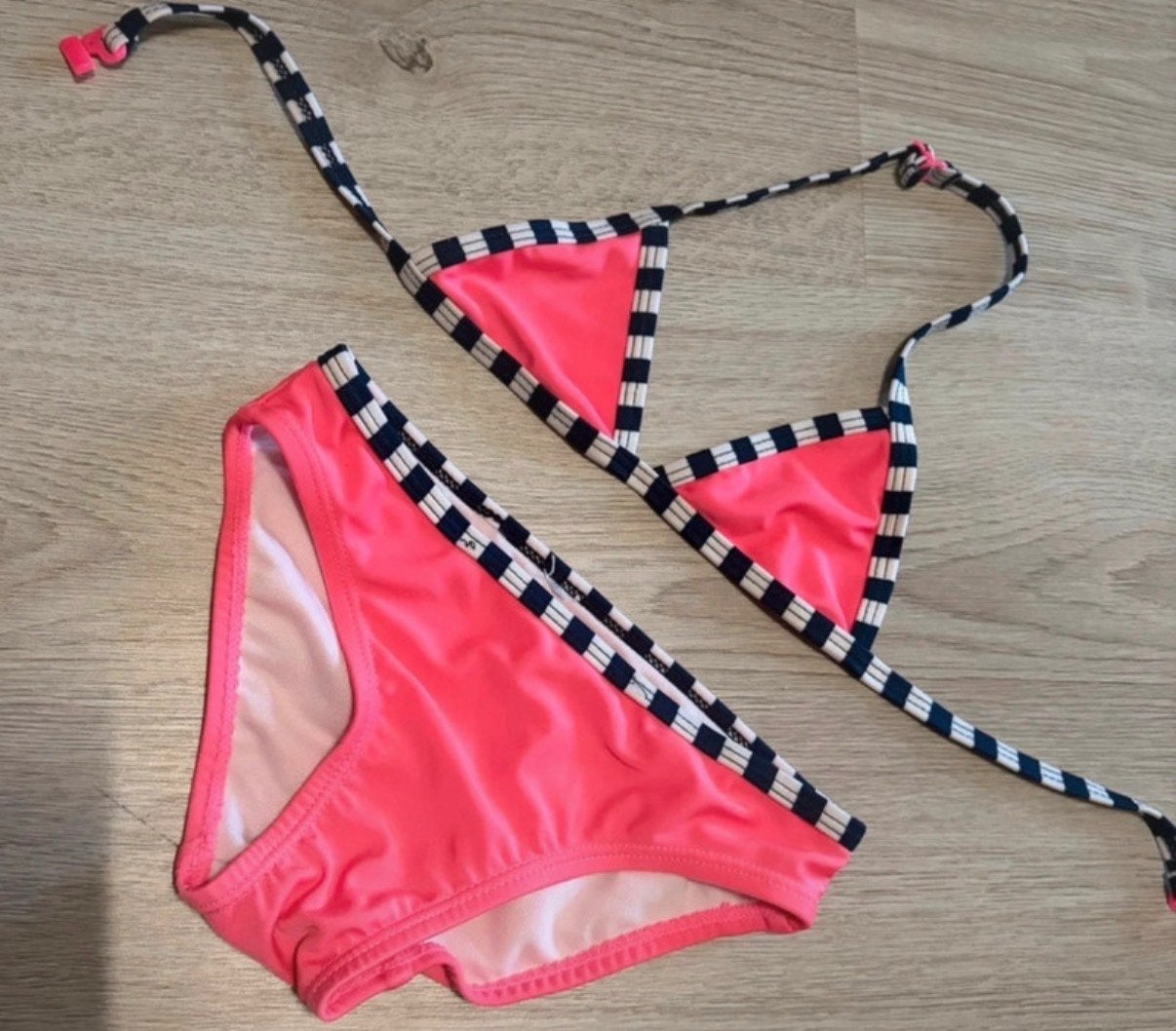 Hema meisjes bikini maat 110/116 (valt als 104), Gebruikt, Maat 104, Bikiniset, Meisje