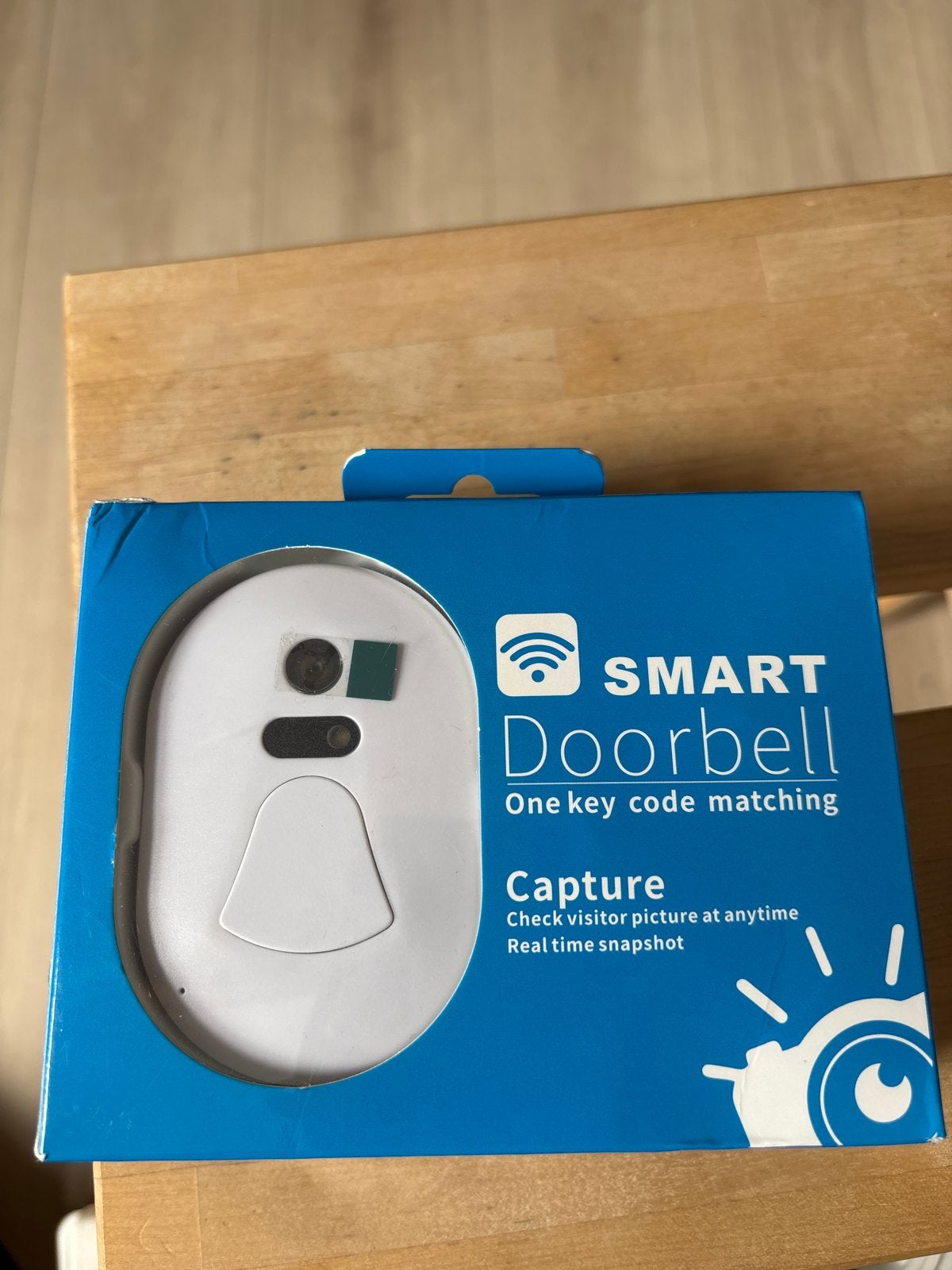 Nieuwe Smart Deurbel met Camera en Bewegingssensor, Ophalen of Verzenden, Bewegingsdetectiesensor, Nieuw, Draadloos