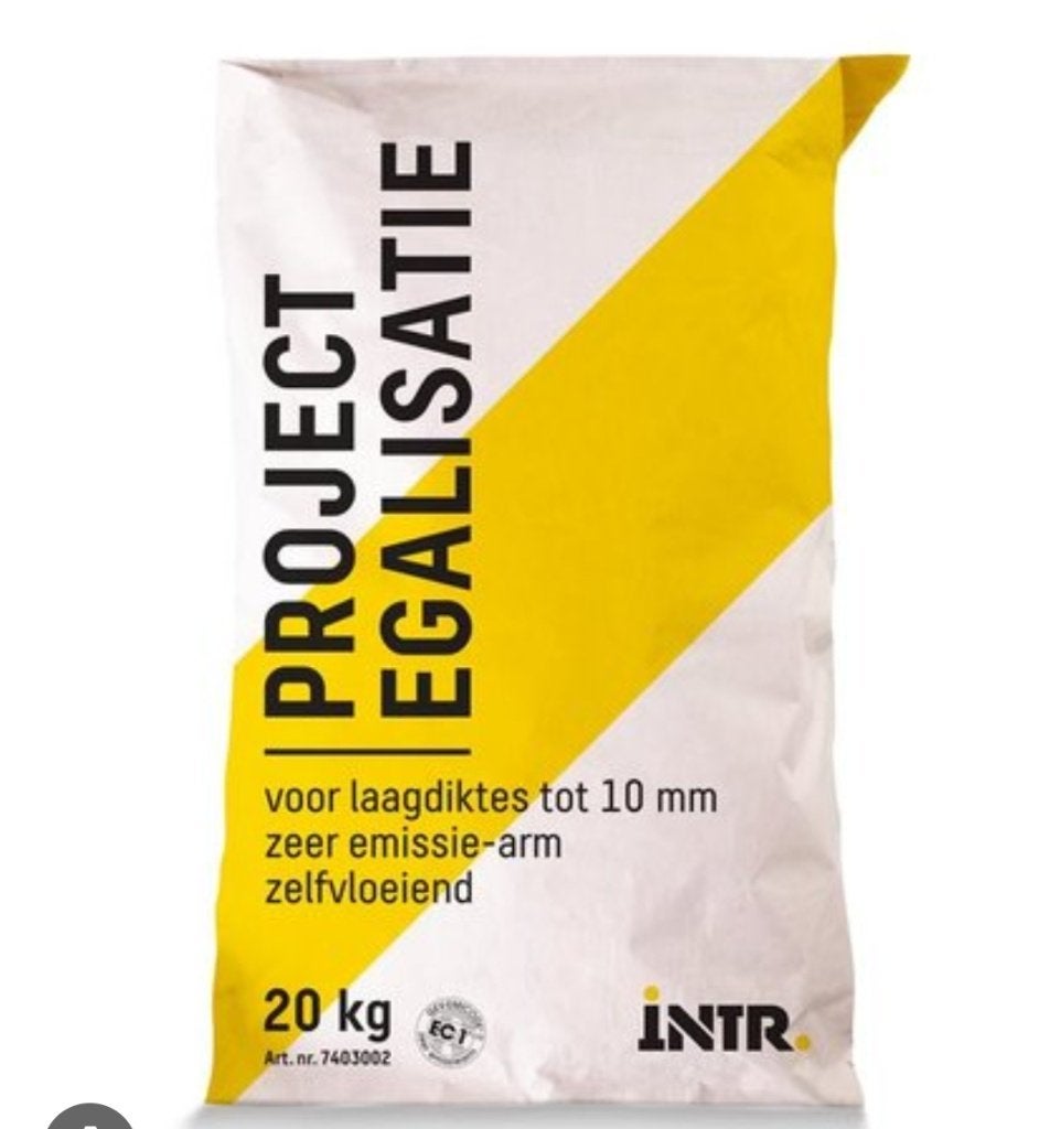 Projectegalisatie 20kg, 10 zakken, Ophalen, Overige materialen, 50 tot 150 cm, Overige typen