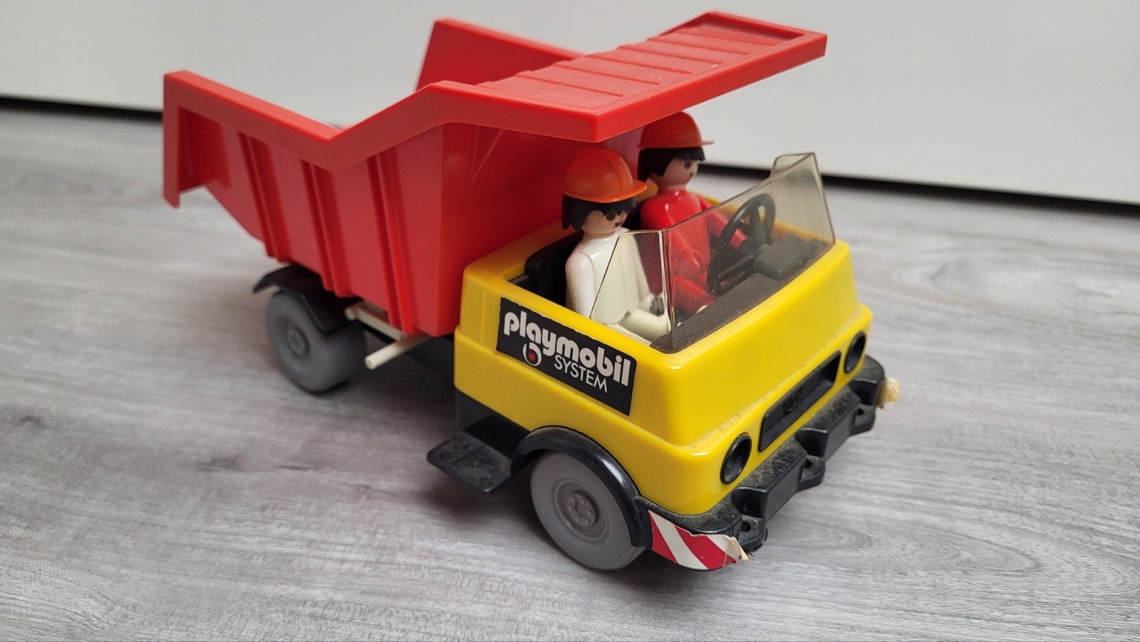 Originele set Playmobil System kiepwagen uit 1977 nr 3209, Gebruikt, Complete set, Voertuig, Ophalen of Verzenden