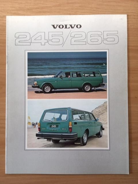 Autofolder/Brochure    Volvo   245 - 265       1979       NL, Ophalen of Verzenden, Zo goed als nieuw, Volvo
